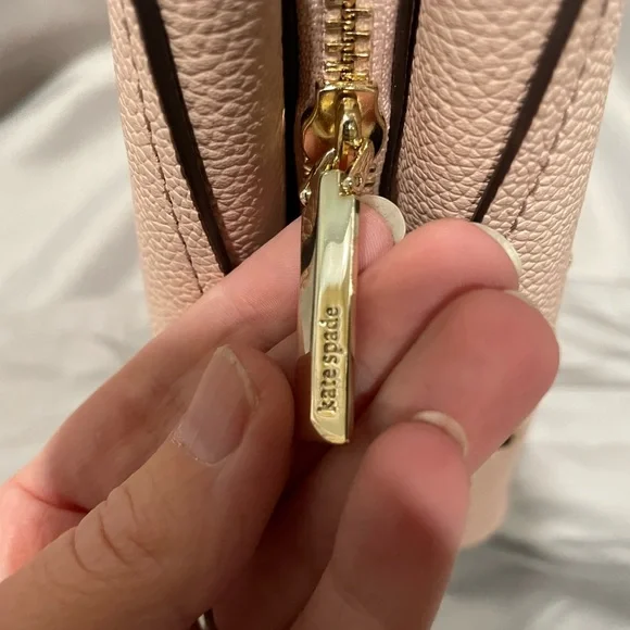 Kate Spade Pink Satchel with Gold Accents - Picture 8 of 16